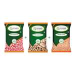 TENDER AGRO PRODUCTS Groundnuts 1kg +Urad Dal 1kg +White Karamani 1kg